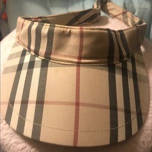 SOLD -Preowned Burberry Visor hat